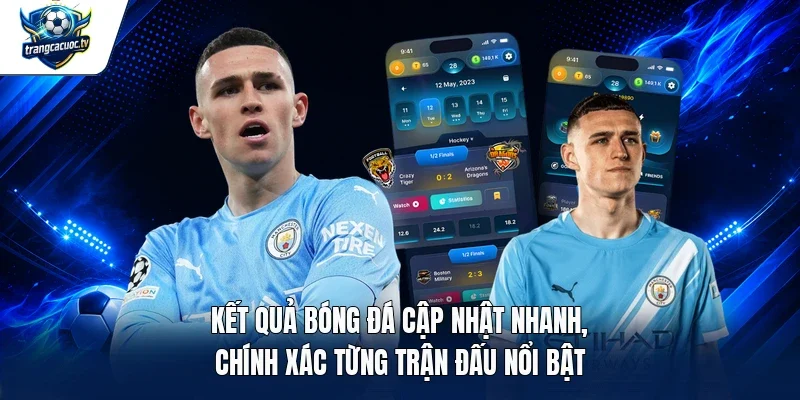 Kết quả bóng đá cập nhật nhanh, chính xác từng trận đấu nổi bật